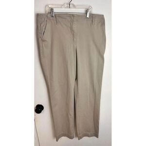 Ann Taylor Loft Khakis capris size 12 #0807